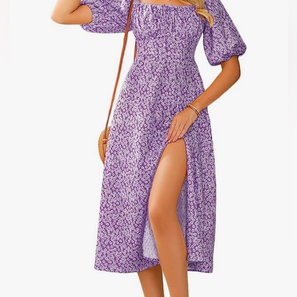 Women’s Floral Summer Dress -Large